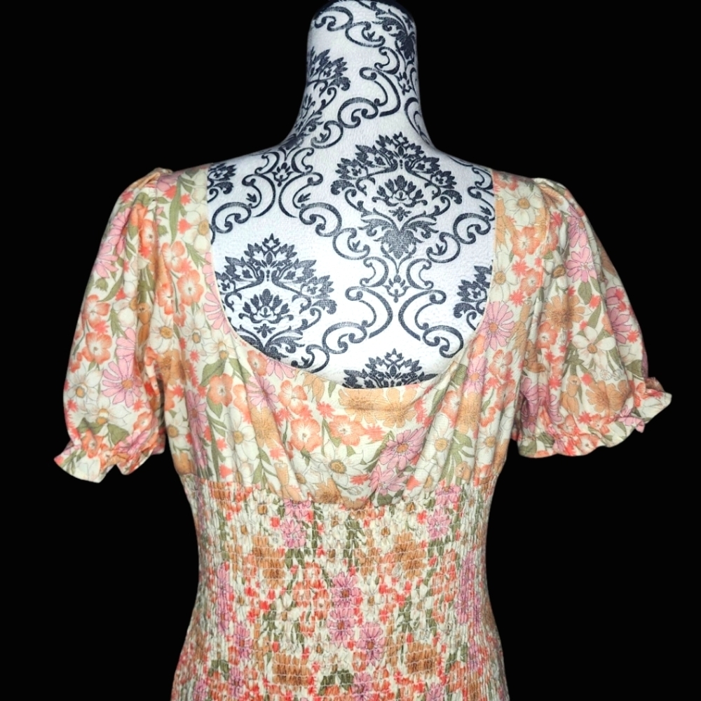 ๐๏ธ GLAMOROUS Floral Linen Vintage Mini - 10 - Picture 5 of 14